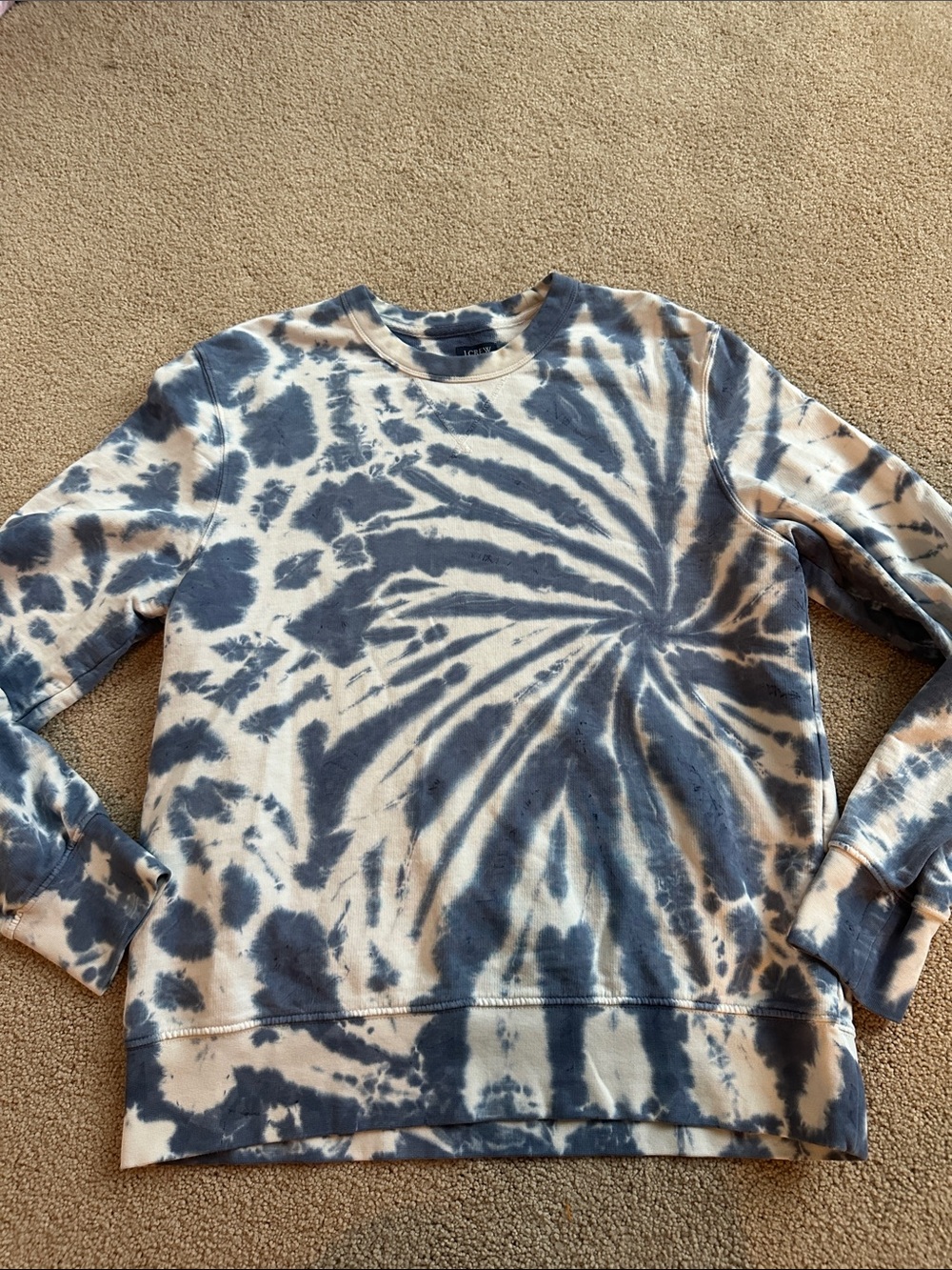 J. crew tie dye sweatshirt